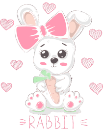 Carrot Unicorn Rabbit